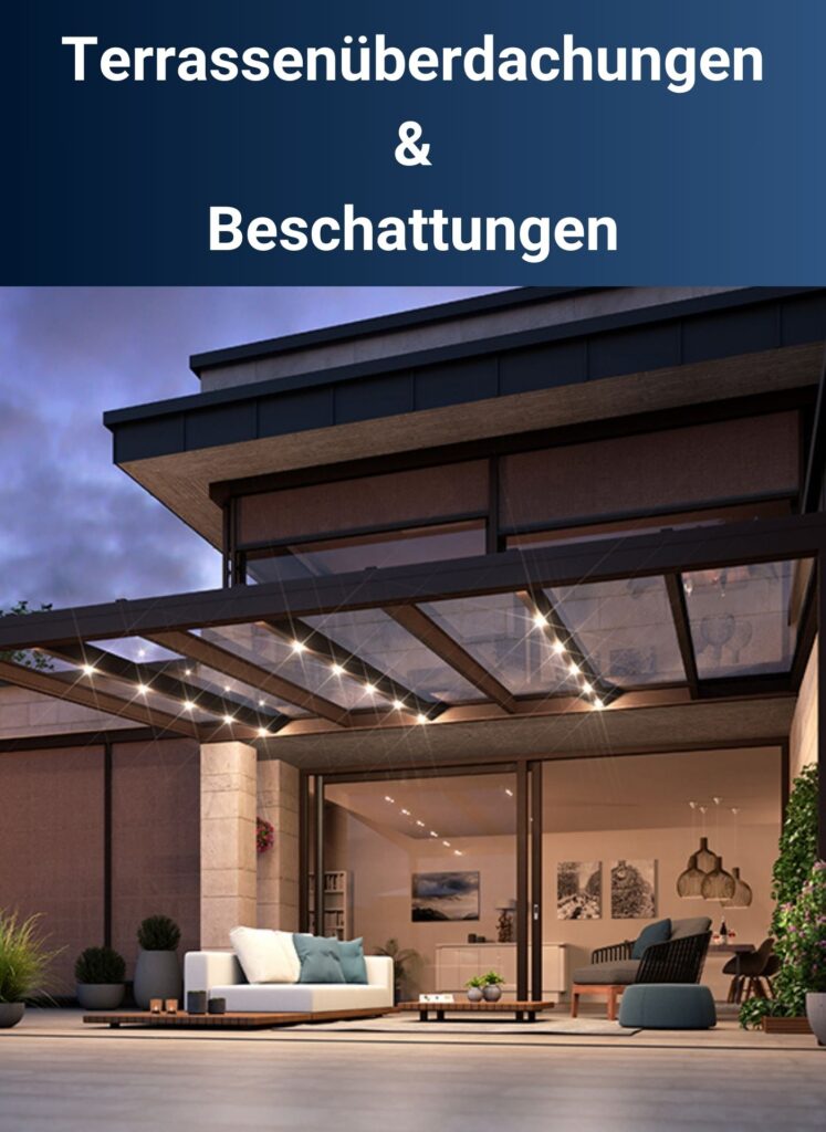 Terrassenüberdachung pergola terralu premium collection