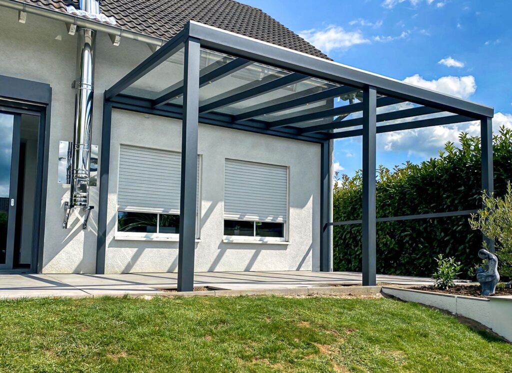 Terrassenüberdachung advanced line terralu metallbau krauß Klaiber premium collection steel series