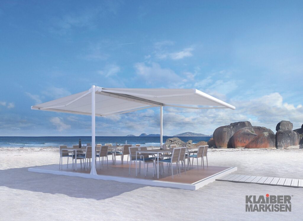 Pergola Terrassenüberdachung Beschattung Klaiber Markise premium collection