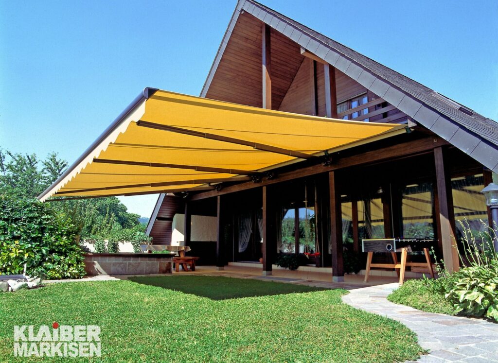 Pergola Terrassenüberdachung Beschattung Klaiber Markise premium collection