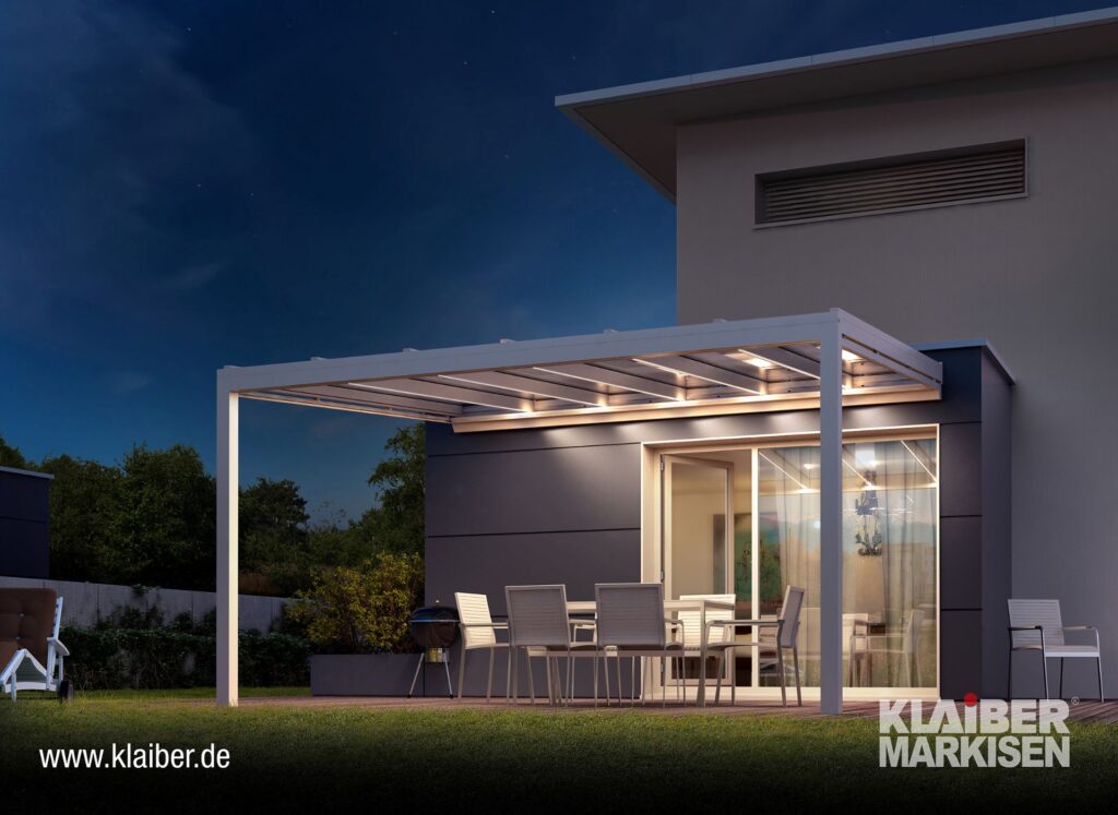 Terrassenüberdachung advanced line terralu metallbau krauß Klaiber premium collection steel series