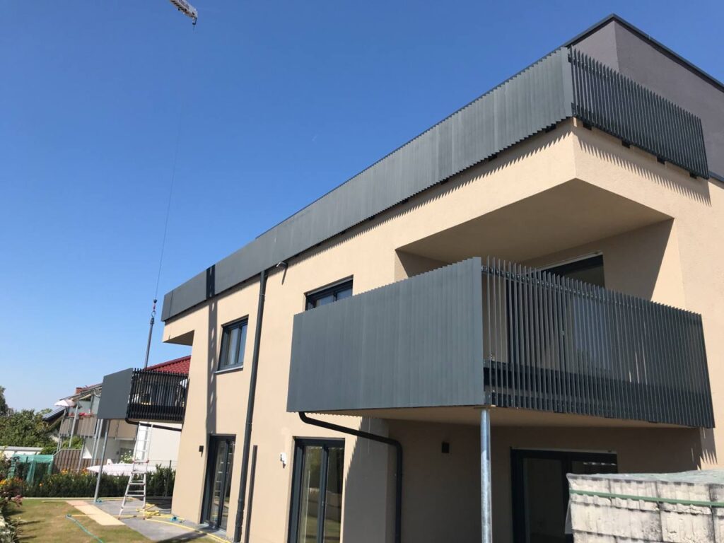 Geländer RAL gefächert