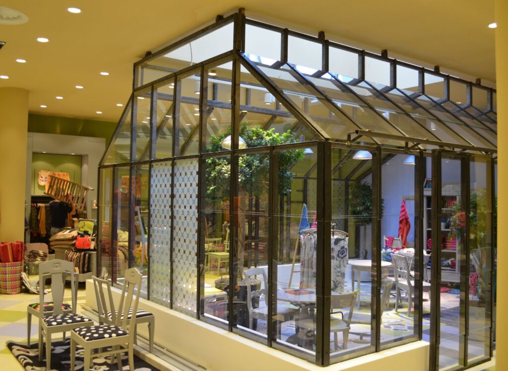 Metallbau Krauß Greenhaus Greenhouse Gudrun Sjöden Ladenbau