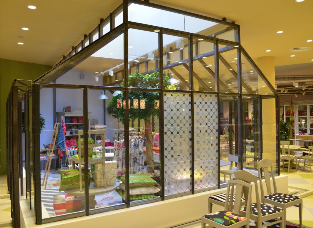 Metallbau Krauß Greenhaus Greenhouse Gudrun Sjöden Ladenbau