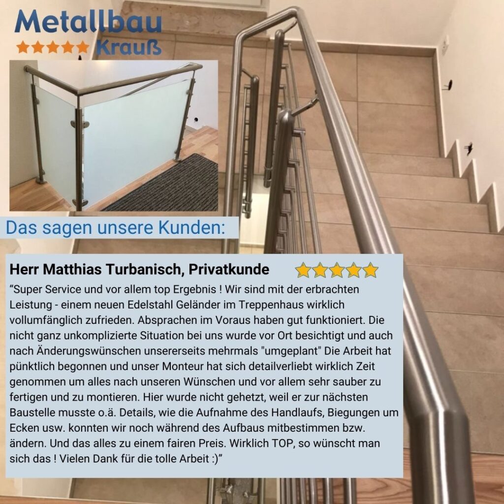 Metallbau Krauß Kunden-Bewertung