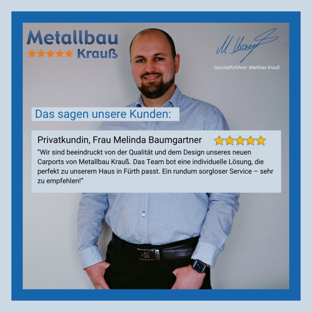 Metallbau Krauß Kundenbewertung