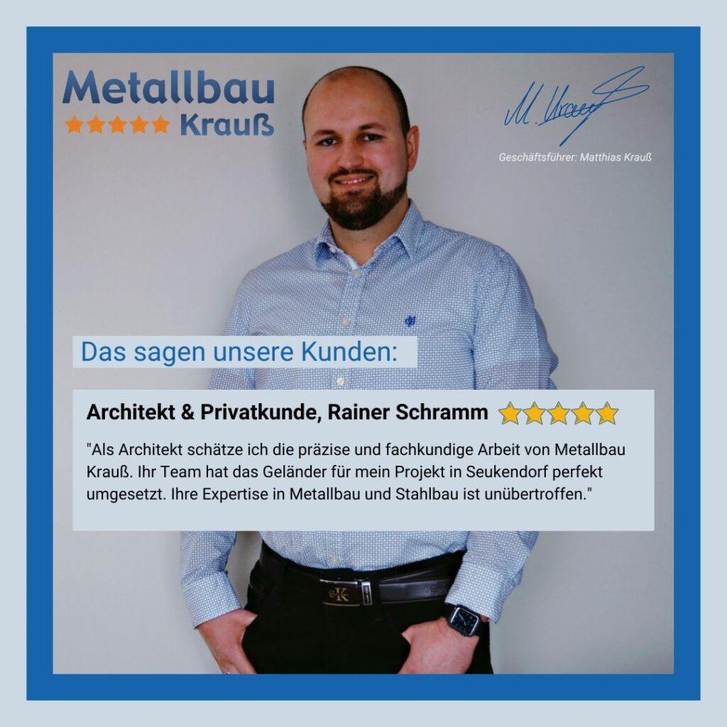 Metallbau Krauß Kunden-Bewertung