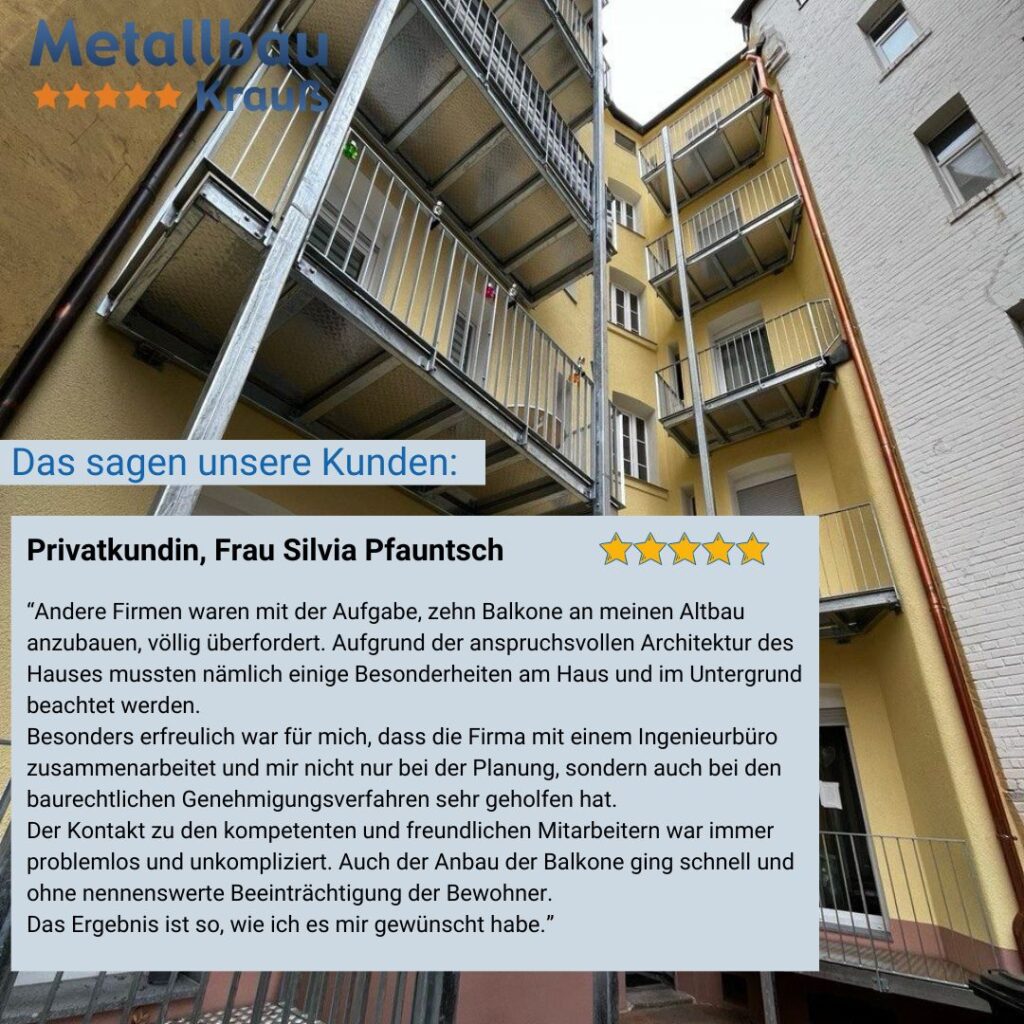 Metallbau Krauß Kundenbewertung
