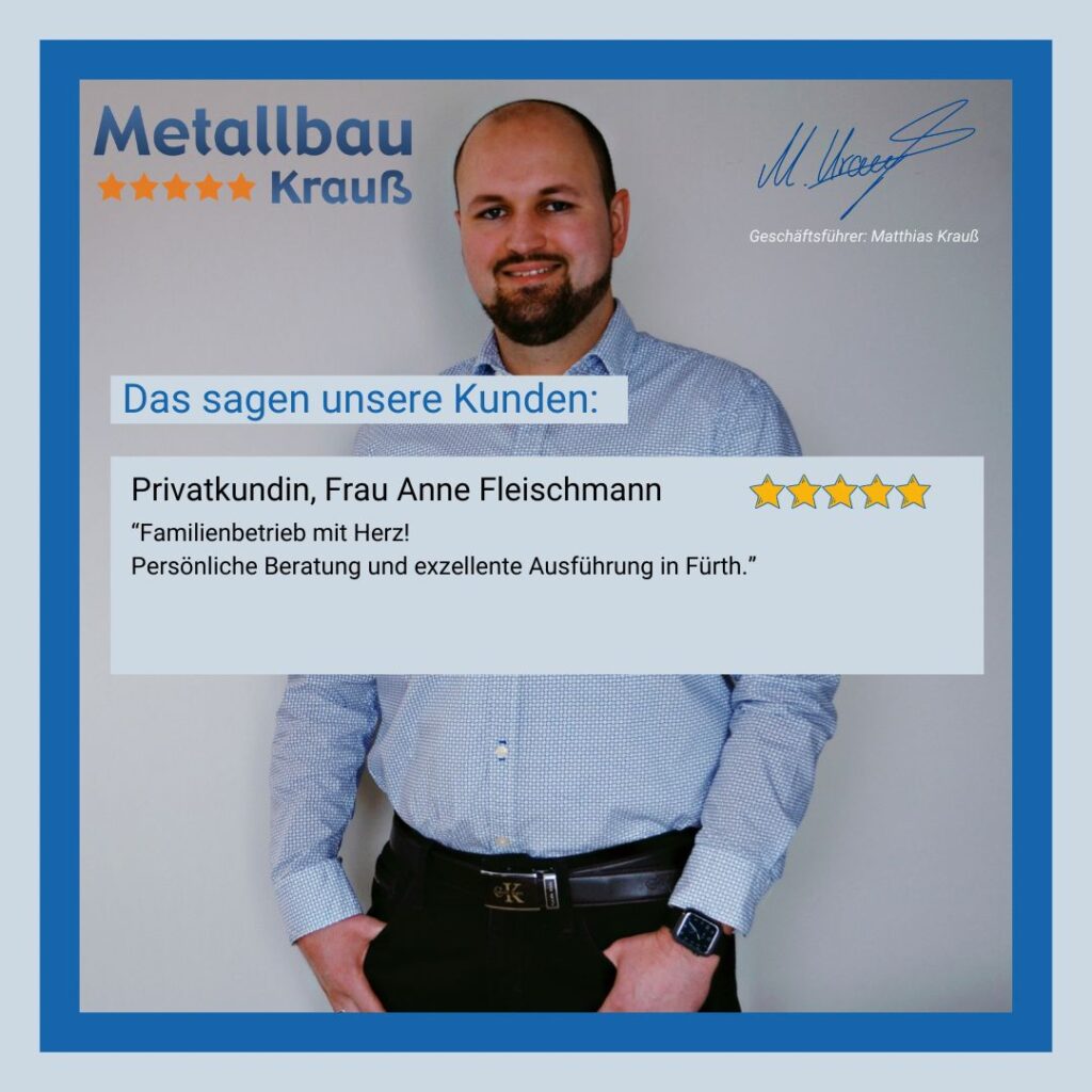 Metallbau Krauß Kundenbewertung