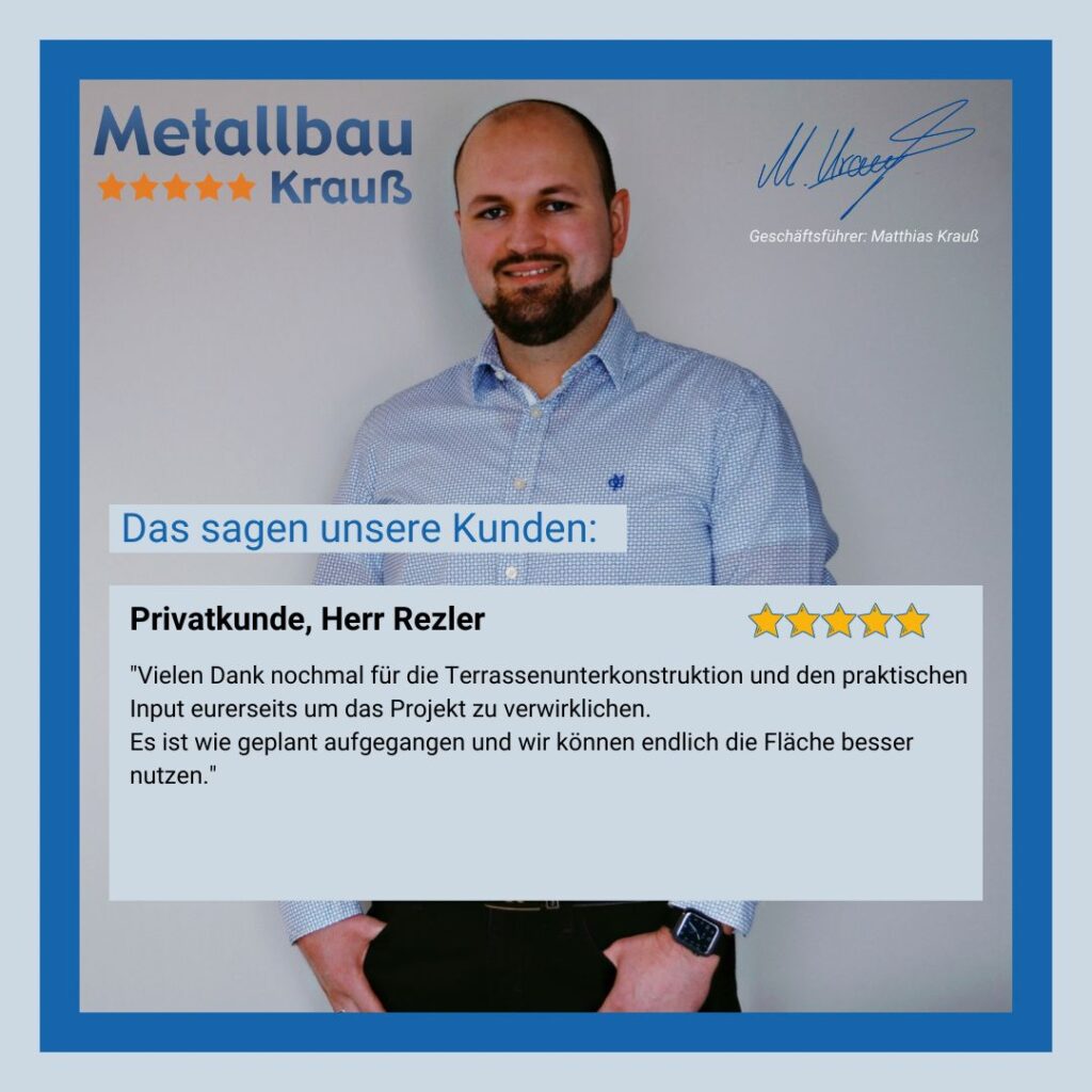 Metallbau Krauß Kundenbewertung