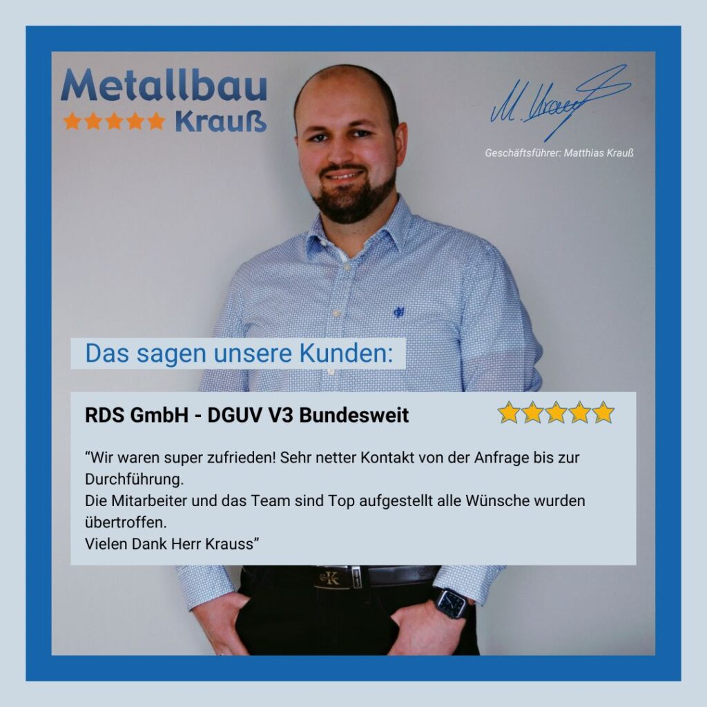 Metallbau Krauß Kunden-Bewertung