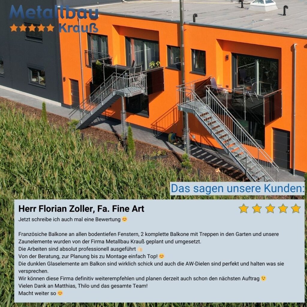 Metallbau Krauß Kundenbewertung