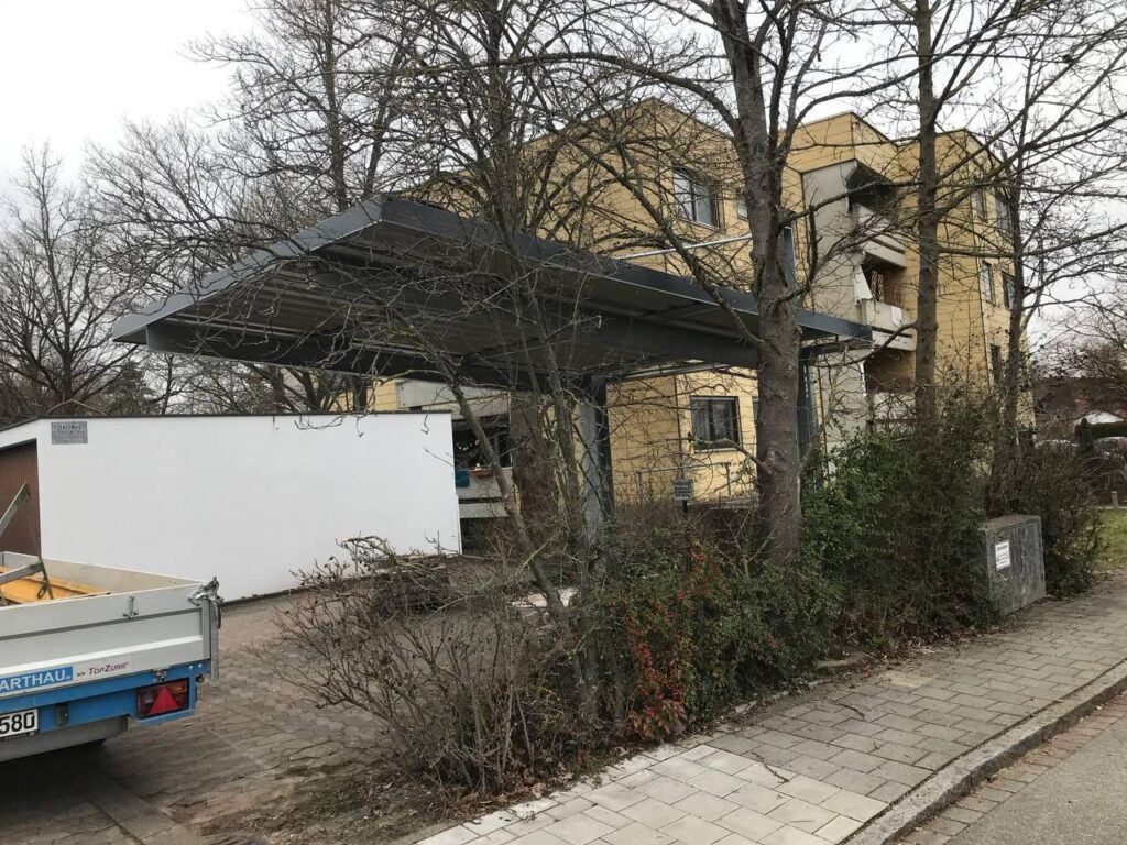 Carport freitragend Metallbau Krauß