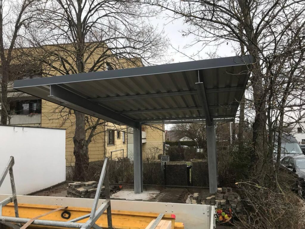 Carport freitragend Metallbau Krauß