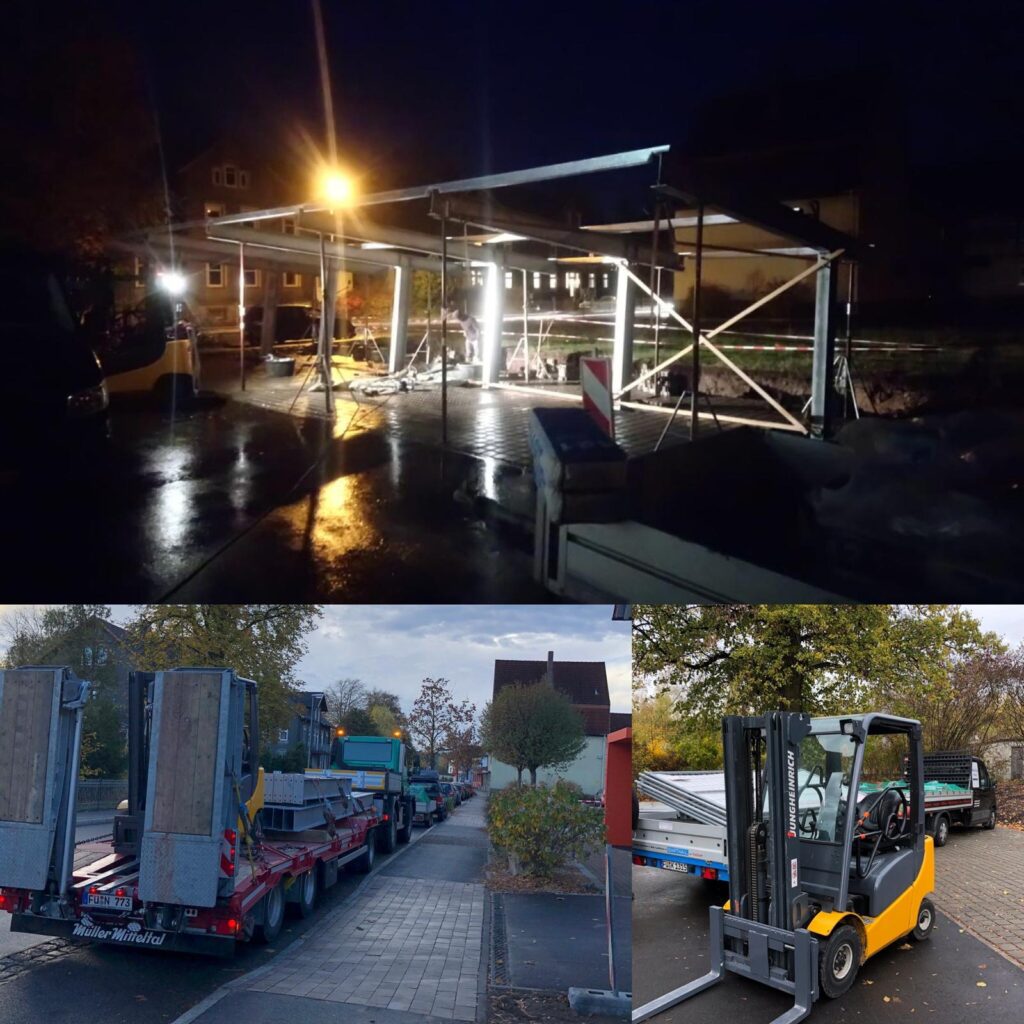 Metallbau Krauß LKW und Team